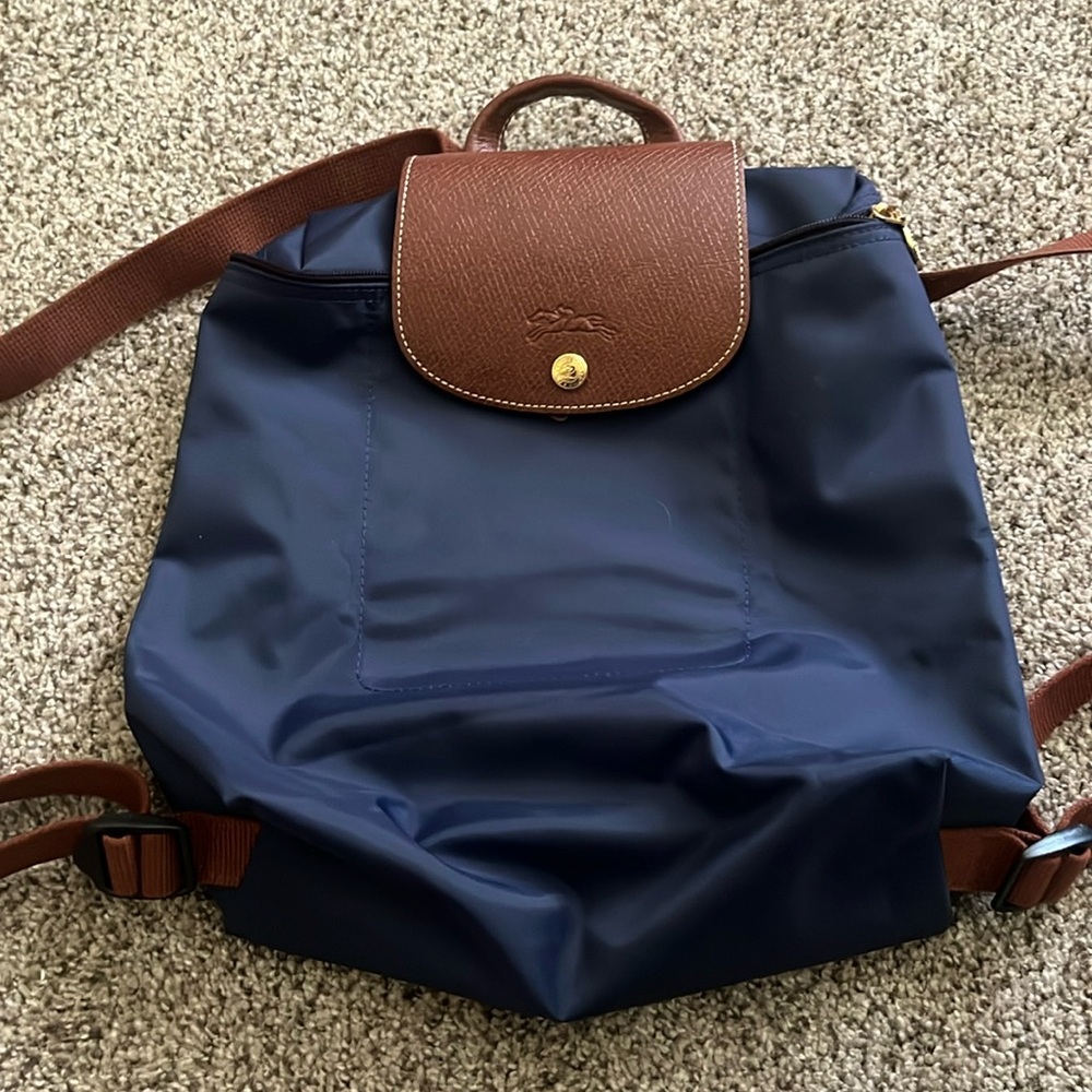 Gently used Longchamp Backpack